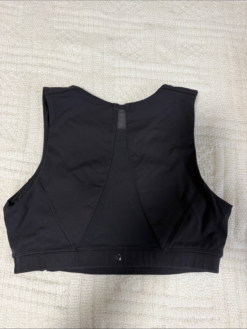 lululemon athletica Black Athletic Crop Tank Top